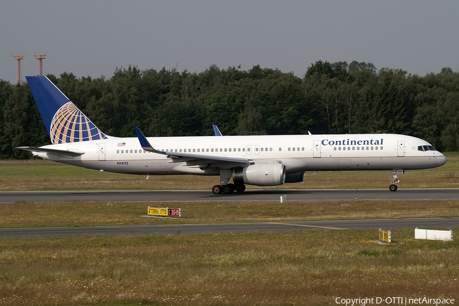 Continental Airlines Boeing 757-224 (N14115) | Photo 158635