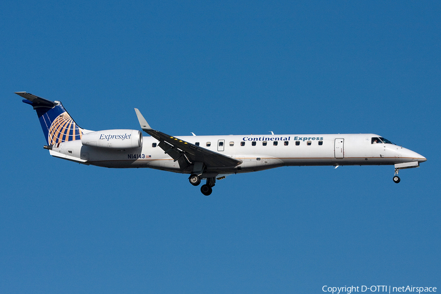 Continental Express (ExpressJet) Embraer ERJ-145XR (N14143) | Photo 261586