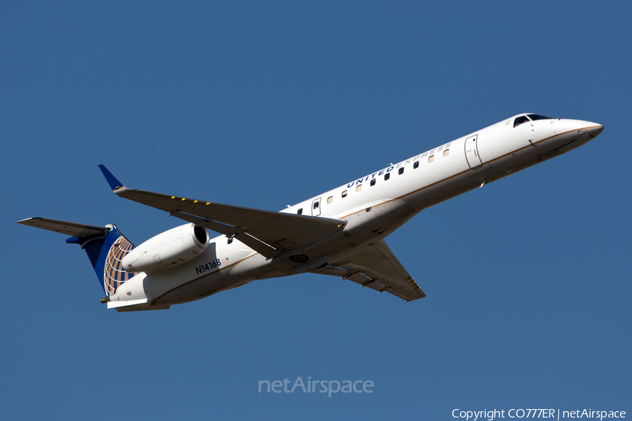 United Express (ExpressJet Airlines) Embraer ERJ-145XR (N14168) | Photo 194384