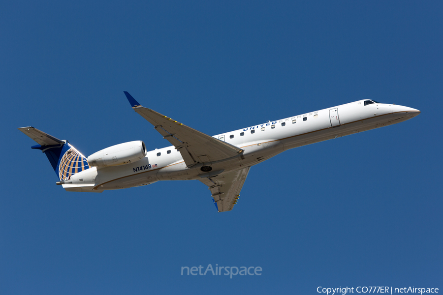 United Express (ExpressJet Airlines) Embraer ERJ-145XR (N14168) | Photo 46546