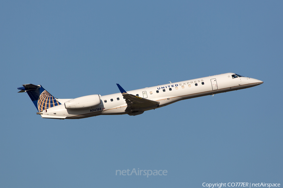 United Express (ExpressJet Airlines) Embraer ERJ-145XR (N14188) | Photo 104704