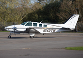 (Private) Beech 58 Baron (N142TW) at  Blackbushe, United Kingdom