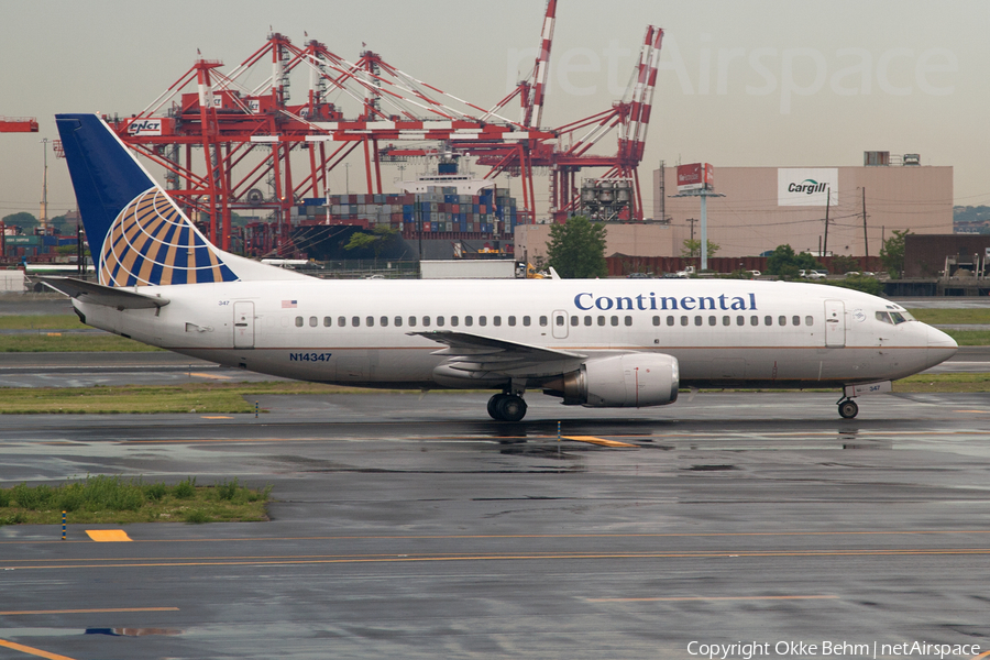 Continental Airlines Boeing 737-3T0 (N14347) | Photo 70605