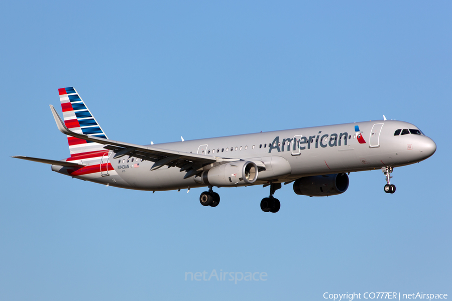 American Airlines Airbus A321-231 (N143AN) | Photo 96714