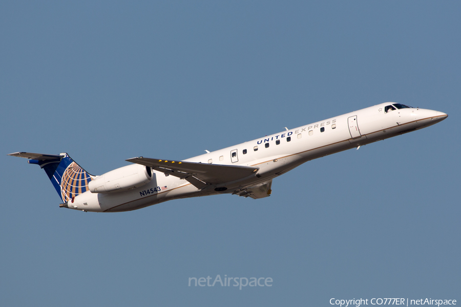 United Express (ExpressJet Airlines) Embraer ERJ-145LR (N14543) | Photo 57155