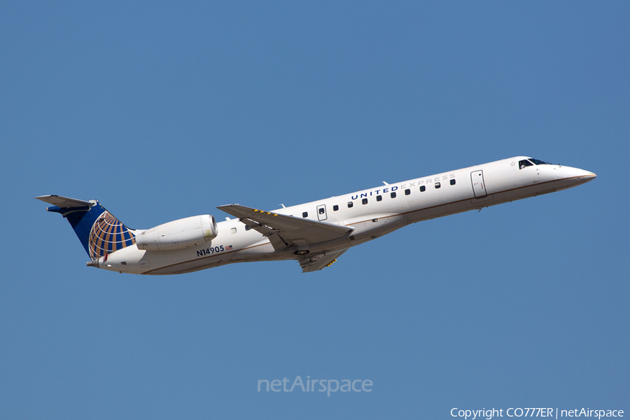 United Express (ExpressJet Airlines) Embraer ERJ-145LR (N14905) | Photo 42707