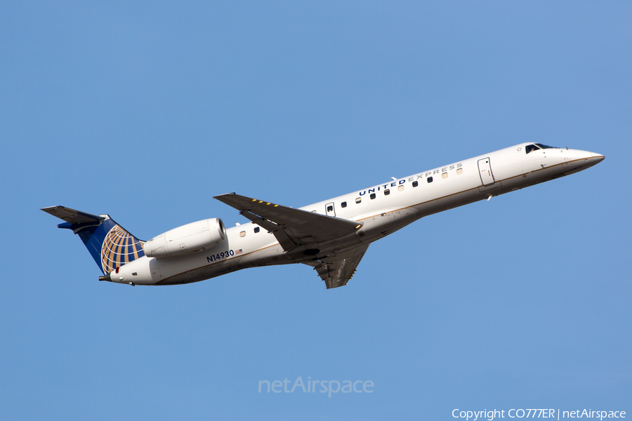United Express (ExpressJet Airlines) Embraer ERJ-145EP (N14930) | Photo 41481
