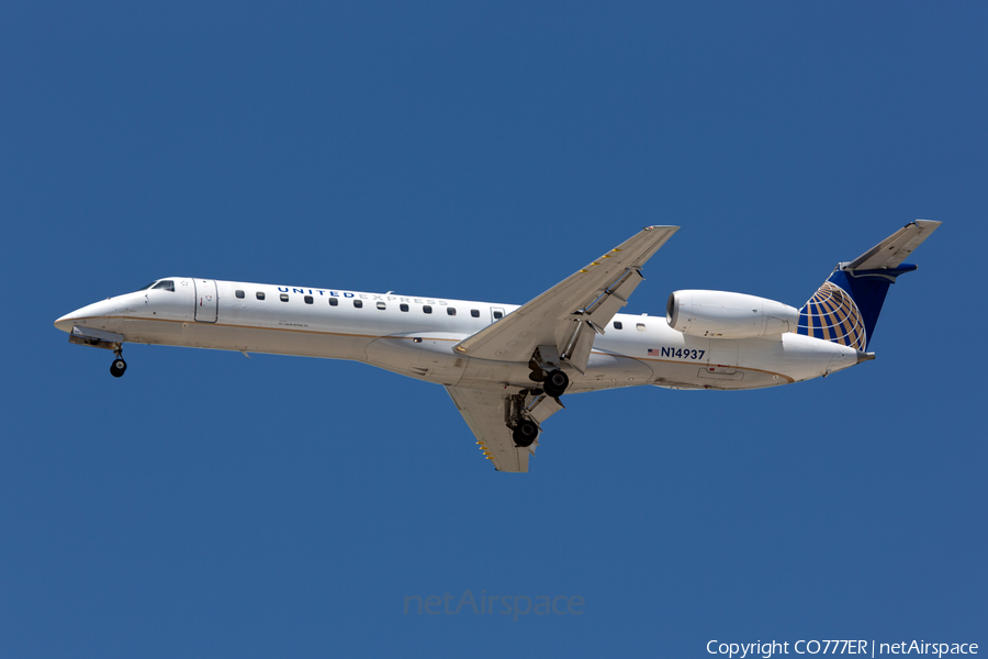 United Express (ExpressJet Airlines) Embraer ERJ-145EP (N14937) | Photo 26442