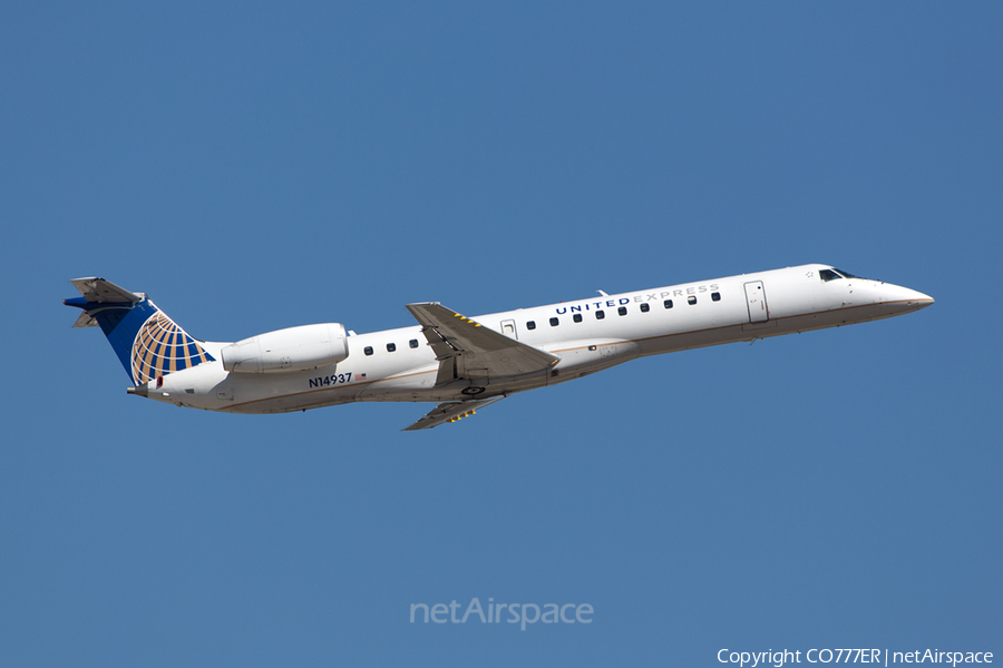 United Express (ExpressJet Airlines) Embraer ERJ-145EP (N14937) | Photo 42780