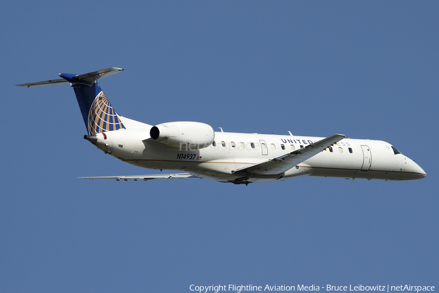 United Express (ExpressJet Airlines) Embraer ERJ-145EP (N14937) | Photo 87834