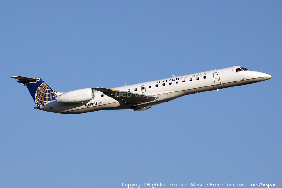 United Express (ExpressJet Airlines) Embraer ERJ-145EP (N14938) | Photo 88390