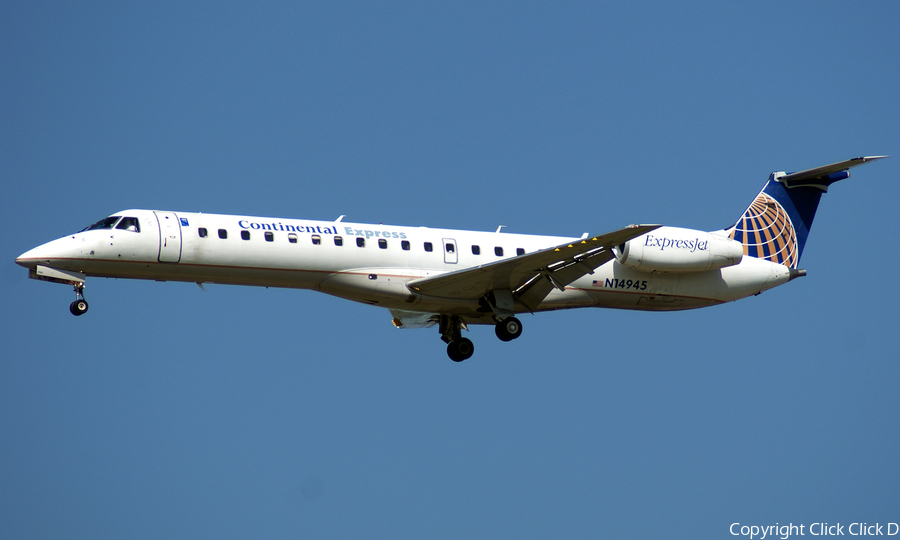Continental Express (ExpressJet) Embraer ERJ-145ER (N14945) | Photo 1566