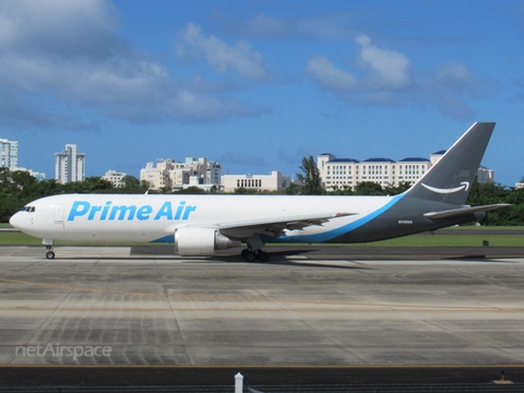 Amazon Prime Air (Atlas Air) Boeing 767-328(ER)(BCF) (N1499A) at  San Juan - Luis Munoz Marin International, Puerto Rico