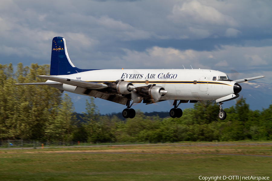 Everts Air Cargo Douglas DC-6BF (N151) | Photo 361443