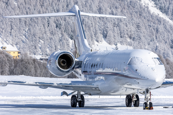 NetJets Bombardier BD-700-1A10 Global 6000 (N151QS) at  Samedan - St. Moritz, Switzerland