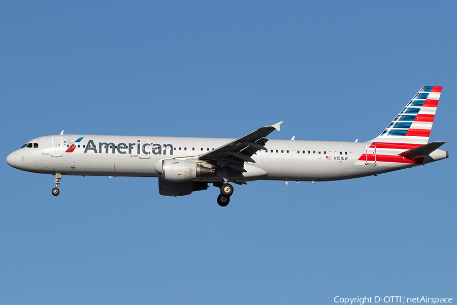 American Airlines Airbus A321-211 (N151UW) | Photo 177105