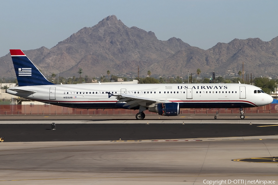 US Airways Airbus A321-211 (N151UW) | Photo 461541