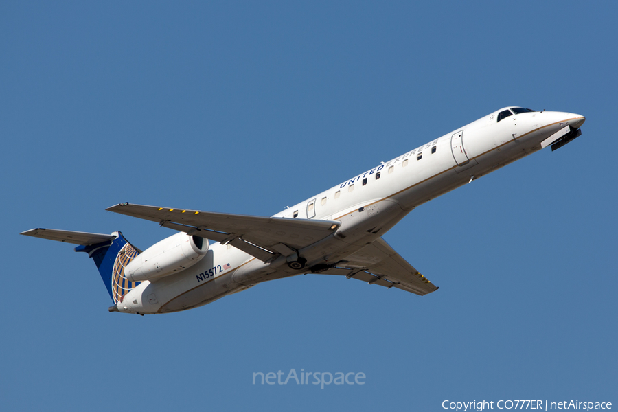 United Express (ExpressJet Airlines) Embraer ERJ-145LR (N15572) | Photo 74978