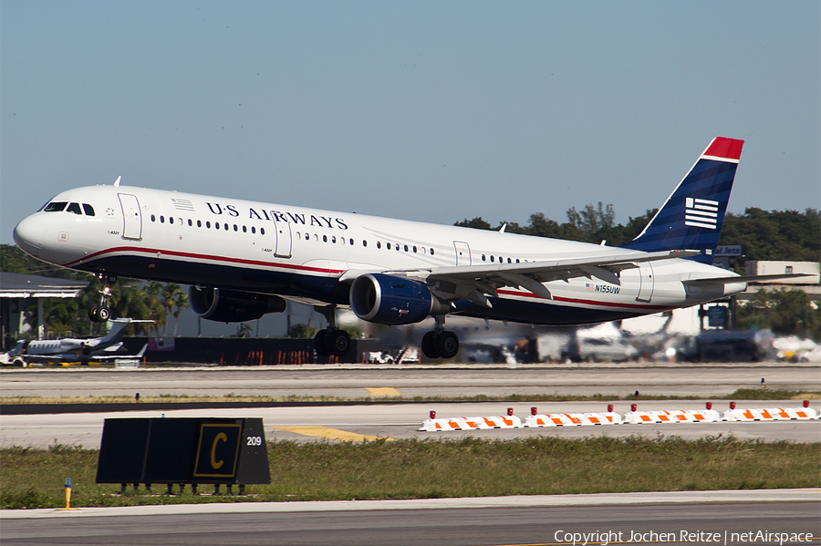 US Airways Airbus A321-211 (N155UW) | Photo 39031