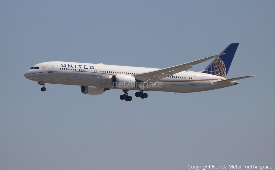 United Airlines Boeing 787-9 Dreamliner (N15969) | Photo 310632