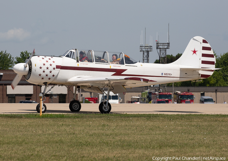 (Private) Yakovlev Yak-52 (N15YK) | Photo 529311