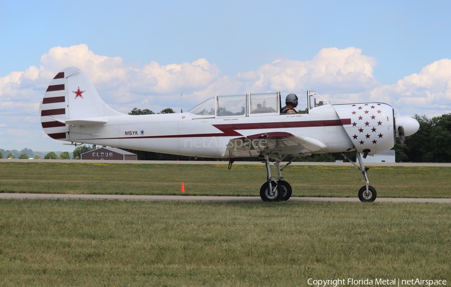 (Private) Yakovlev Yak-52 (N15YK) | Photo 551303