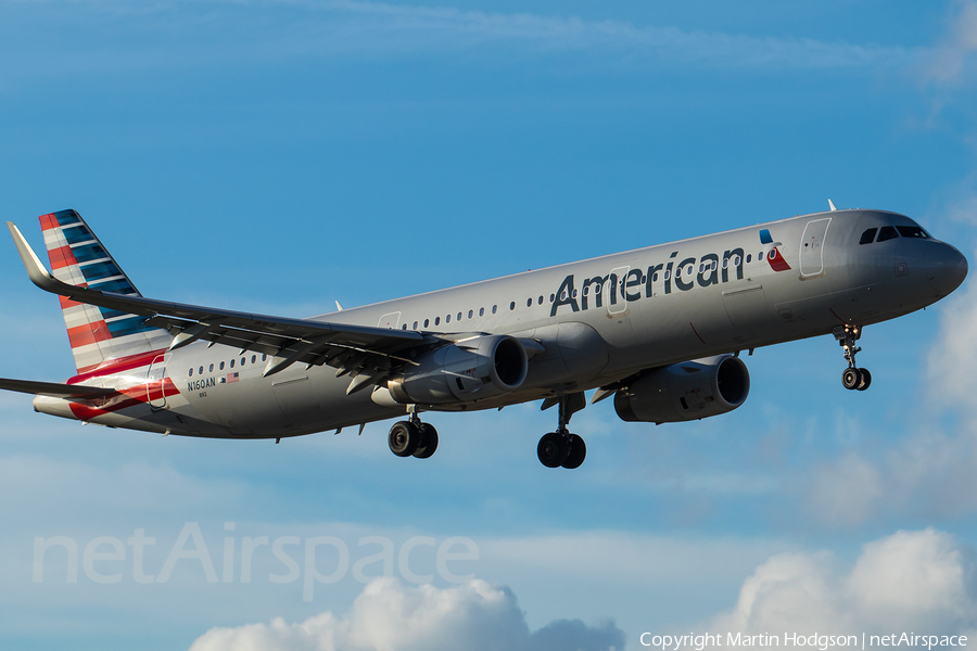 American Airlines Airbus A321-231 (N160AN) | Photo 227439