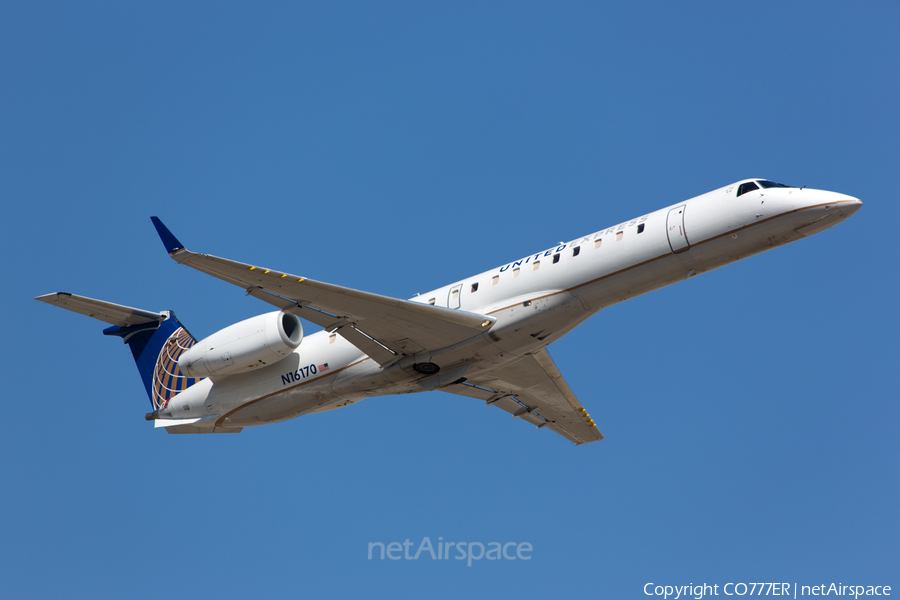 United Express (ExpressJet Airlines) Embraer ERJ-145XR (N16170) | Photo 42711