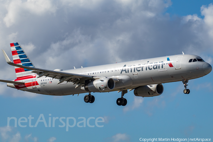 American Airlines Airbus A321-231 (N163AA) | Photo 316334