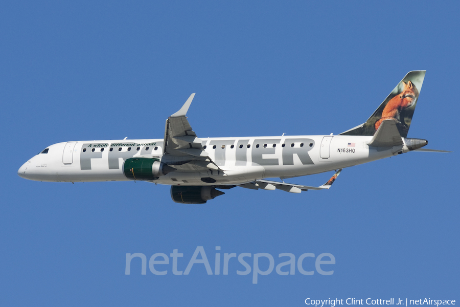 Frontier Airlines (Republic) Embraer ERJ-190LR (ERJ-190-100LR) (N163HQ) | Photo 40192