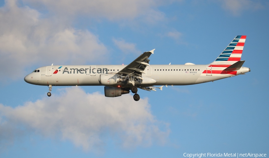 American Airlines Airbus A321-211 (N163US) | Photo 567872