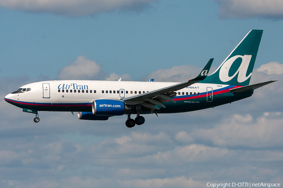 AirTran Airways Boeing 737-7BD (N166AT) | Photo 259862