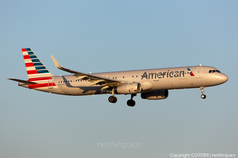 American Airlines Airbus A321-231 (N167AN) | Photo 150003