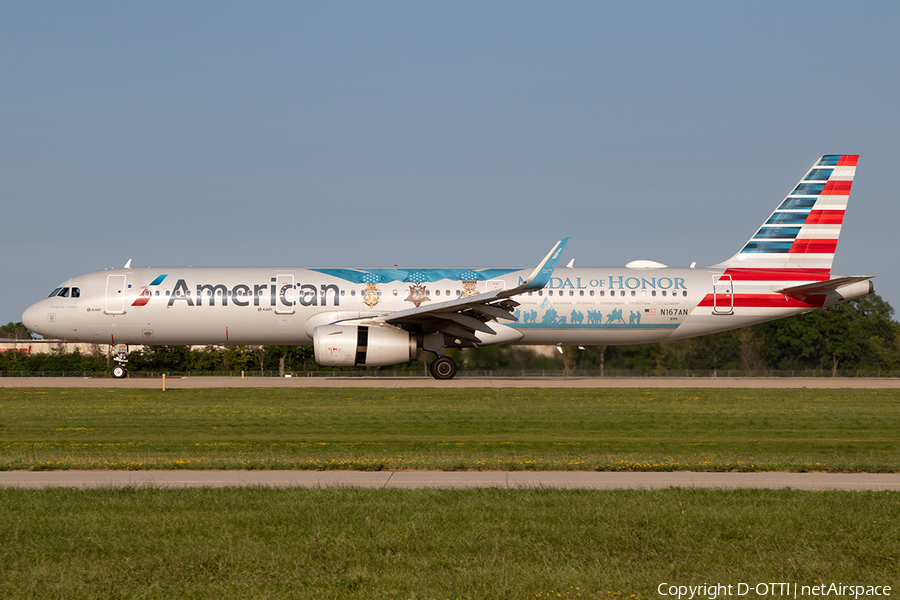 American Airlines Airbus A321-231 (N167AN) | Photo 668284