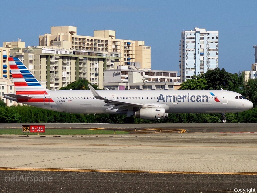 American Airlines Airbus A321-231 (N167AN) | Photo 126883