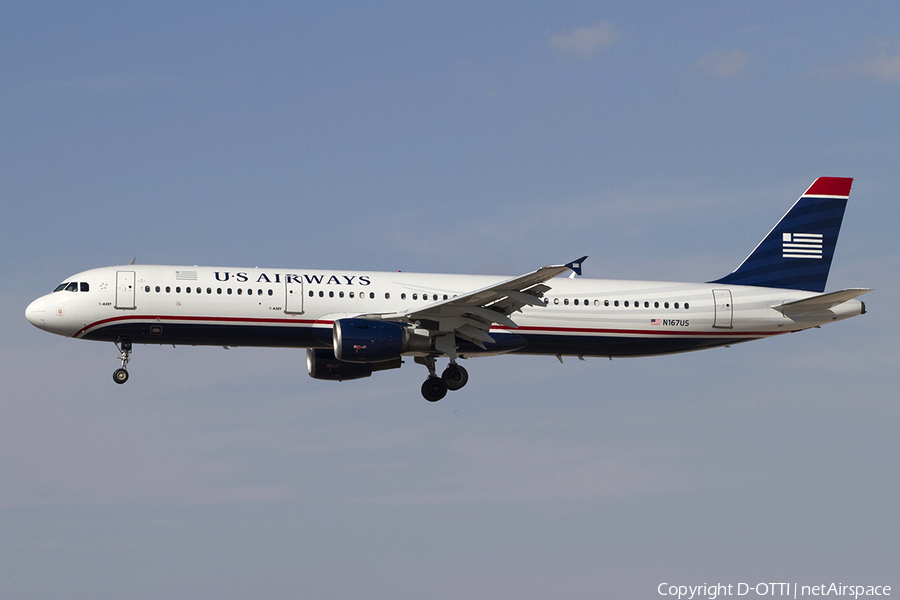 US Airways Airbus A321-211 (N167US) | Photo 341124