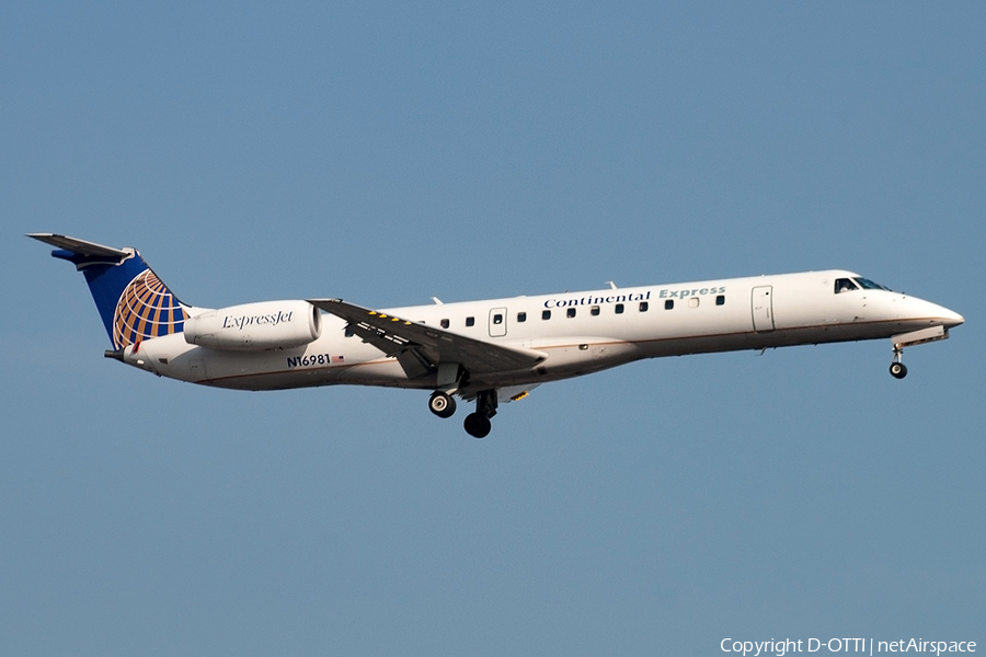 Continental Express (ExpressJet) Embraer ERJ-145LR (N16981) | Photo 176586