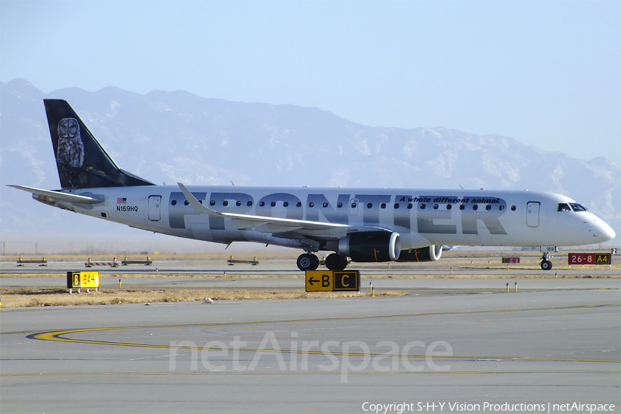 Frontier Airlines (Republic) Embraer ERJ-190AR (ERJ-190-100IGW) (N169HQ) | Photo 21559