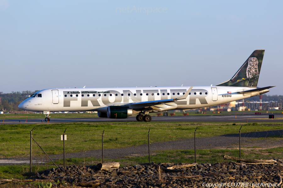 Frontier Airlines (Republic) Embraer ERJ-190AR (ERJ-190-100IGW) (N169HQ) | Photo 25009