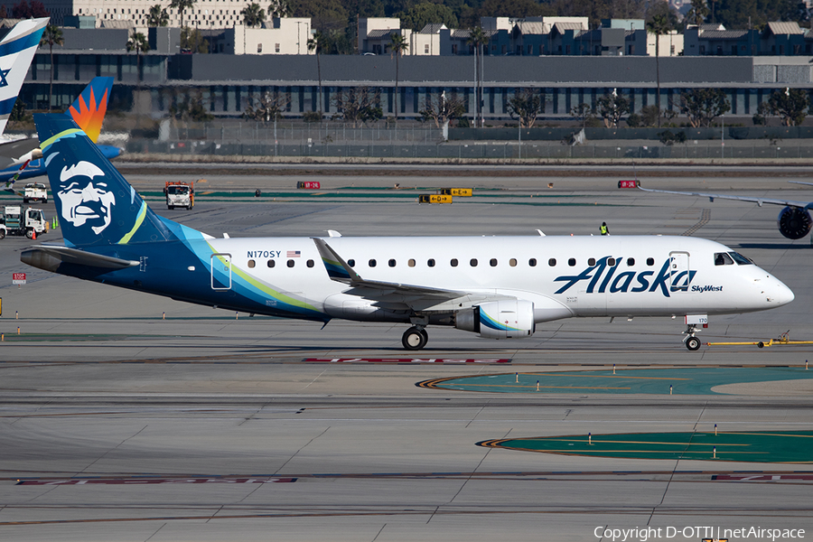 Alaska Airlines (Skywest) Embraer ERJ-175LR (ERJ-170-200LR) (N170SY) | Photo 539438