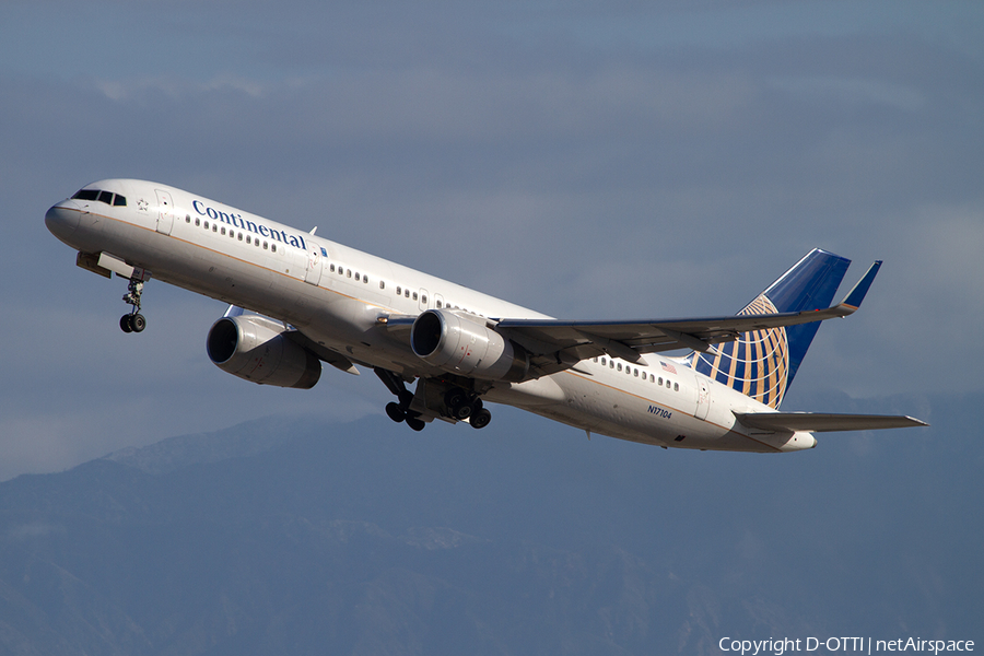 Continental Airlines Boeing 757-224 (N17104) | Photo 333347