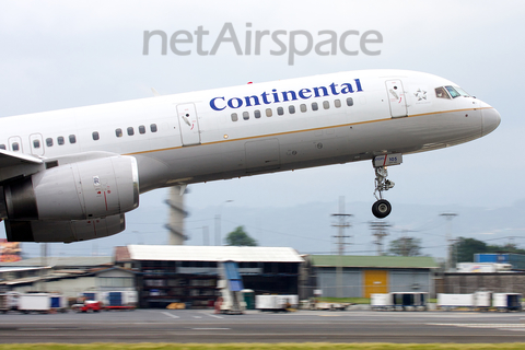 Continental Airlines Boeing 757-224 (N17105) at  San Jose - Juan Santamaria International, Costa Rica