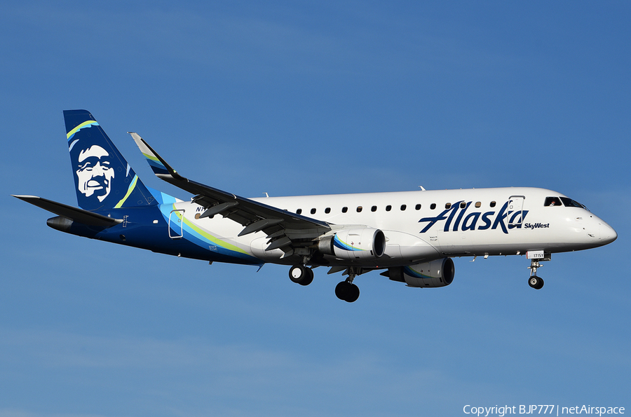 Alaska Airlines (Skywest) Embraer ERJ-175LR (ERJ-170-200LR) (N171SY) | Photo 211549