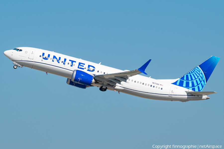United Airlines Boeing 737-8 MAX (N17301) | Photo 598039