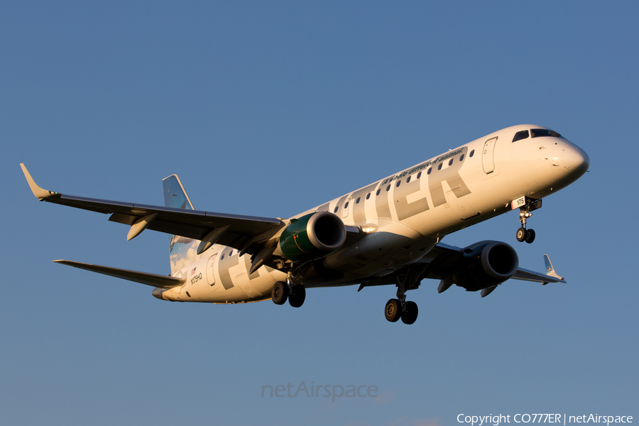 Frontier Airlines (Republic) Embraer ERJ-190AR (ERJ-190-100IGW) (N175HQ) | Photo 24996