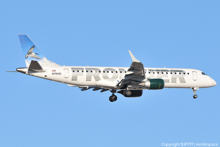 Frontier Airlines (Republic) Embraer ERJ-190AR (ERJ-190-100IGW) (N175HQ) | Photo 264224
