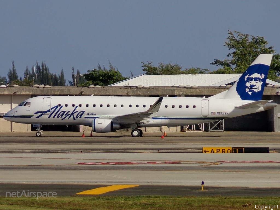 Alaska Airlines (Skywest) Embraer ERJ-175LR (ERJ-170-200LR) (N175SY) | Photo 93103