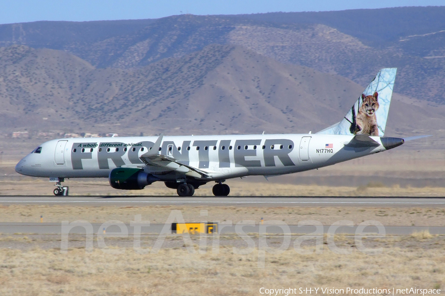 Frontier Airlines (Republic) Embraer ERJ-190AR (ERJ-190-100IGW) (N177HQ) | Photo 5845