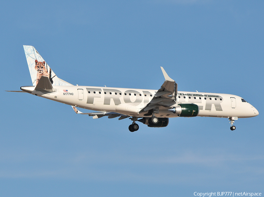 Frontier Airlines (Republic) Embraer ERJ-190AR (ERJ-190-100IGW) (N177HQ) | Photo 264222