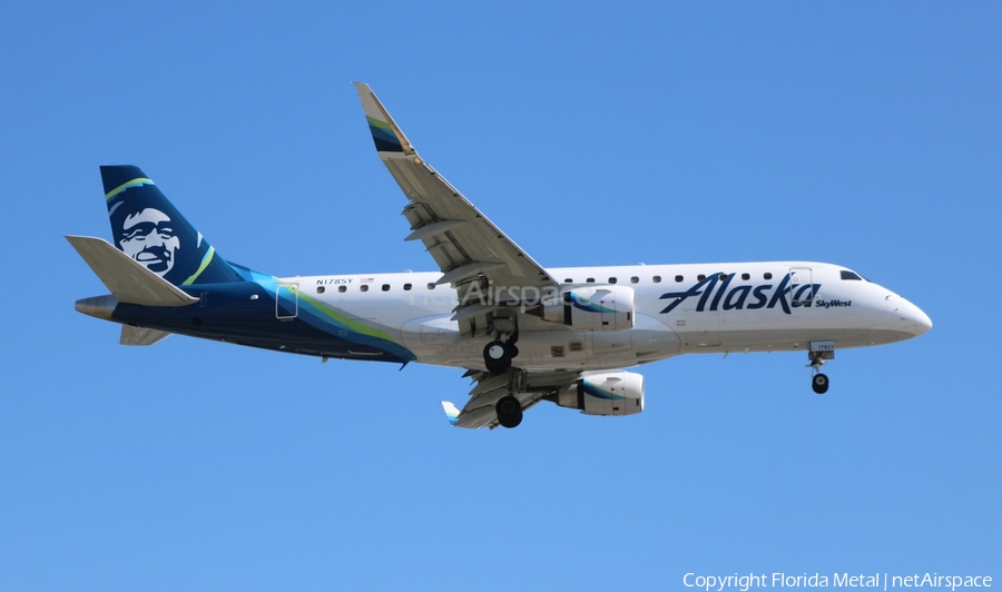 Alaska Airlines (Skywest) Embraer ERJ-175LR (ERJ-170-200LR) (N178SY) | Photo 568103